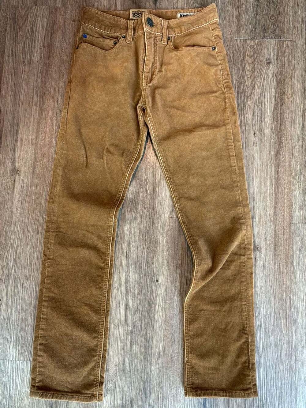 CCS Skinny Corduroy Pants Size 28x30 Brown